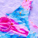 Close no top cropped infantil rosa mostrando o detalhe central de amarração simulada (nó)