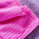 blusa infantil feminina rosa com barra