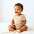 omprar kit body bebê manga curta algodão cores sortidas