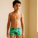 Cueca verde infantil de algodão com desenho do Incrível Hulk.