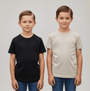 meninos usando camisa preta e bege 