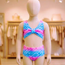 biquini infantil moda verão 2026 moda sereia