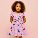 Sugestão de presente infantil: vestido lavanda elegante e charmoso