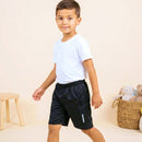 Bermuda masculina infantil moda verão 2026 Estilo Tactel - Kit 3 Unidades