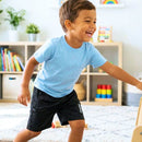 Bermuda masculina infantil moda verão 2026 Estilo Tactel - Kit 3 Unidades