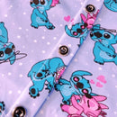 conjunto infantil tecido suplex na cor lilas