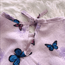 vestido infantil lilás menina